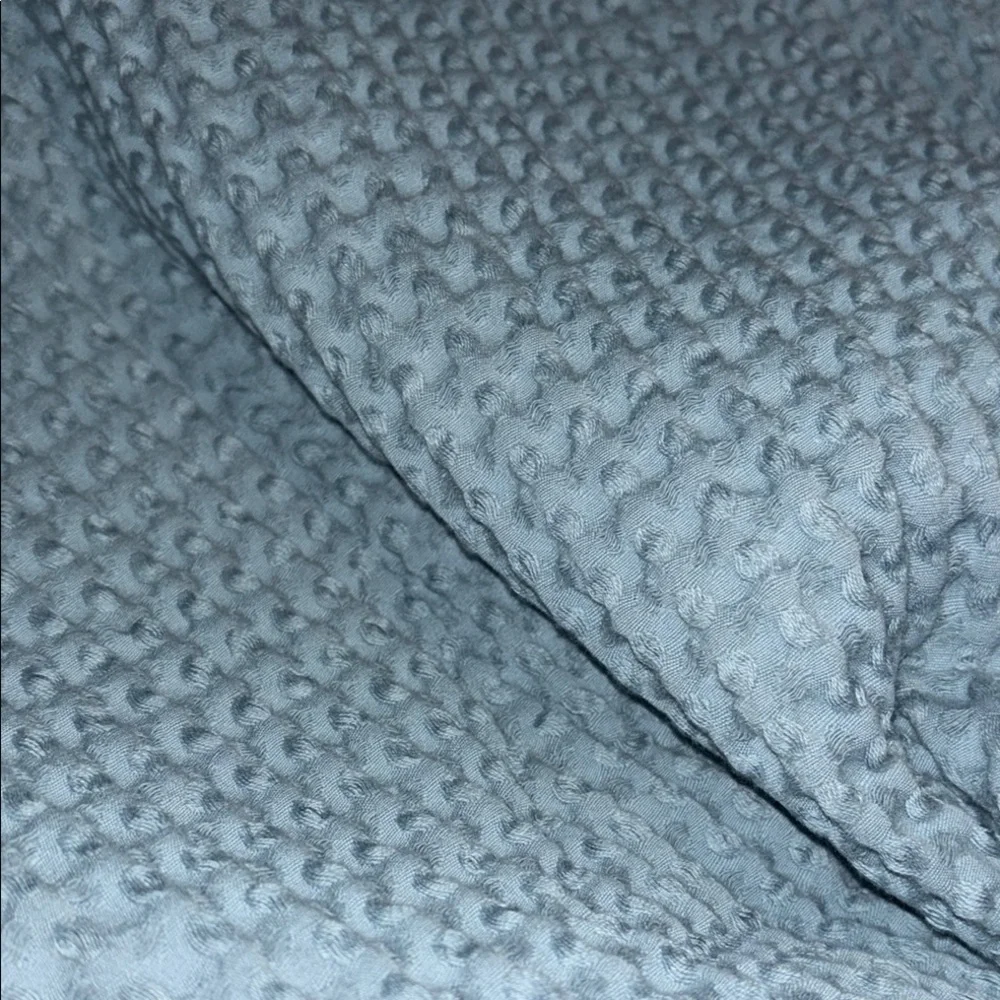 Textured Blue Pillow Covers